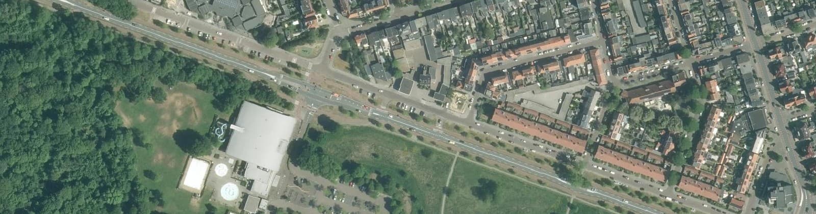 Luchtfoto van Bomenbuurt
