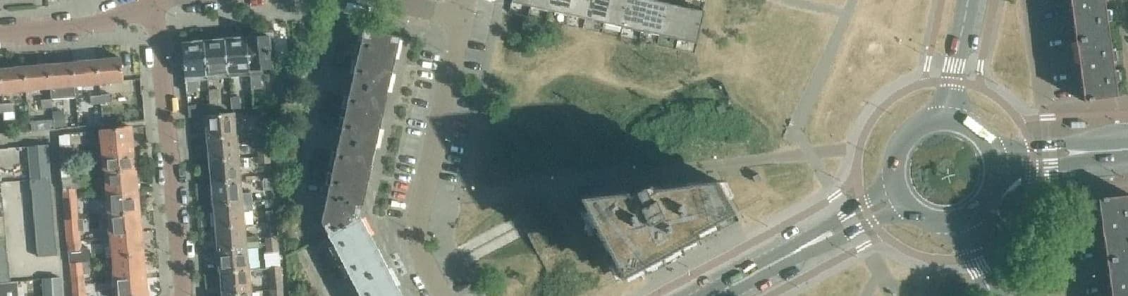 Luchtfoto van Moerbergbuurt