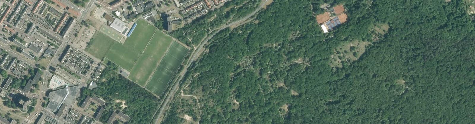 Luchtfoto van Saturnusbuurt