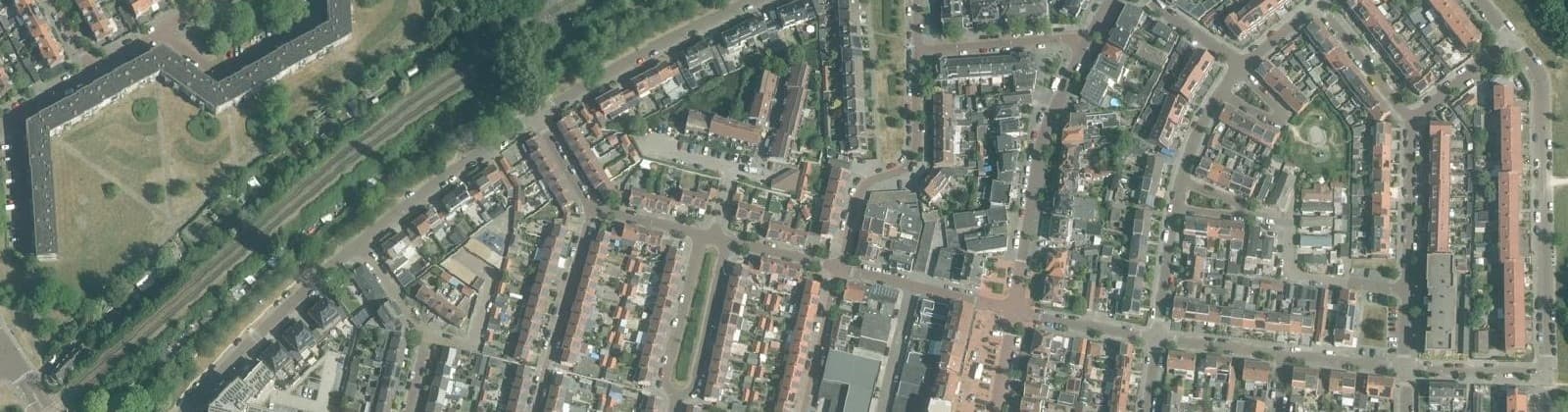 Luchtfoto van Duinvlietbuurt