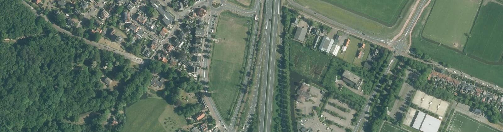 Luchtfoto van Bloemenbuurt