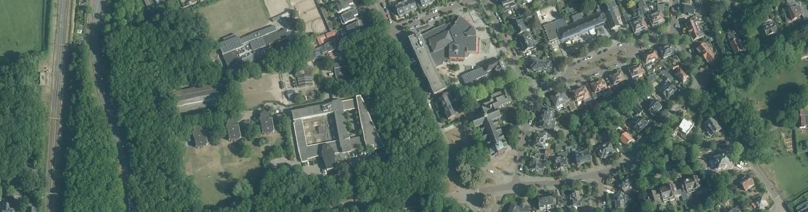 Luchtfoto van Santhaesbuurt