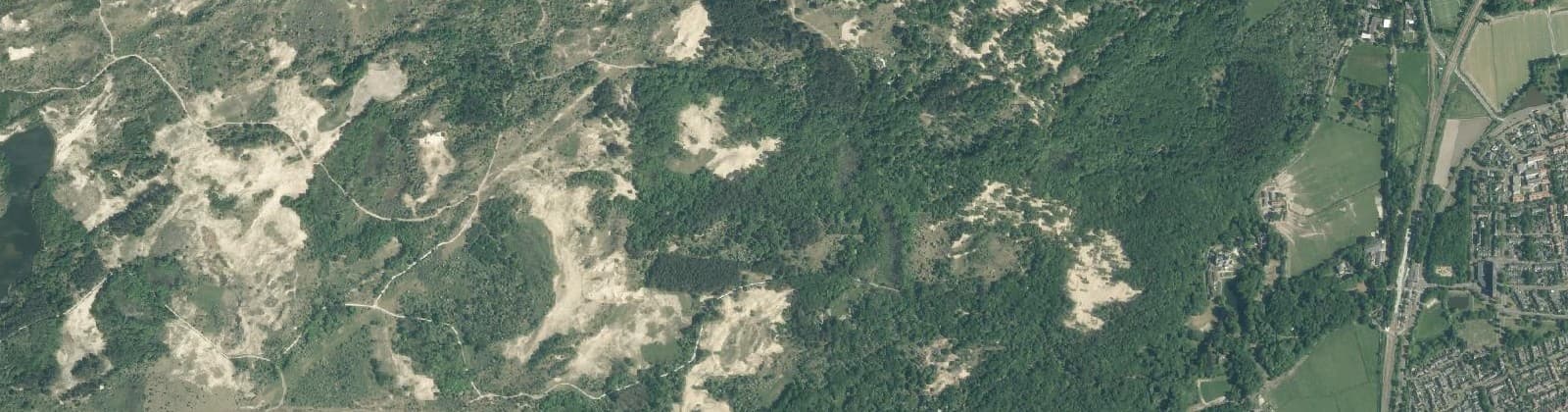 Luchtfoto van Duinenbuurt