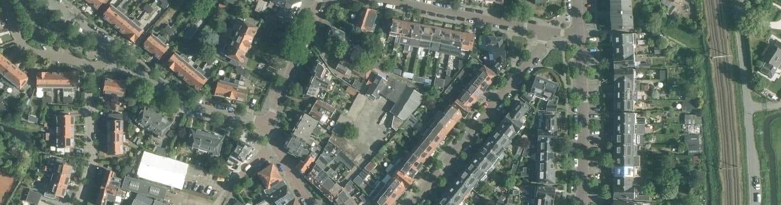 Luchtfoto van Blekersbuurt
