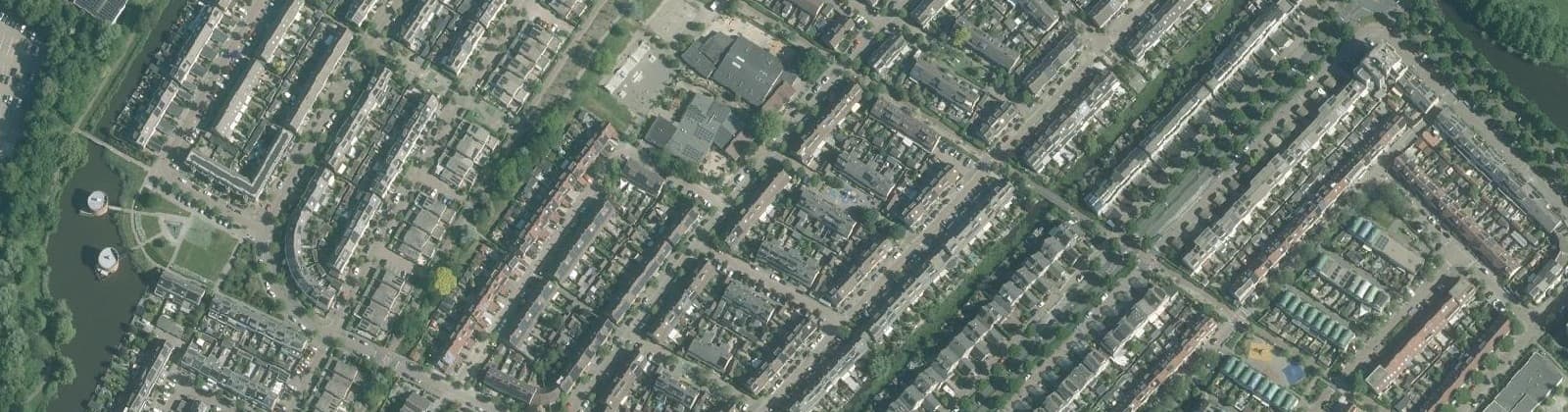 Luchtfoto van Pijlkruidbuurt