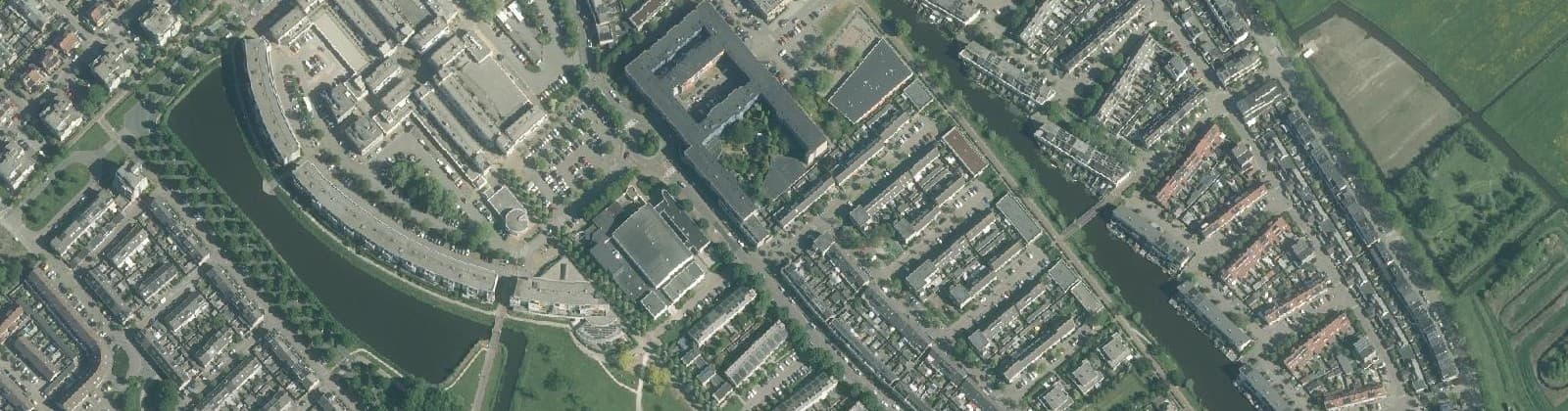Luchtfoto van Bastionbuurt