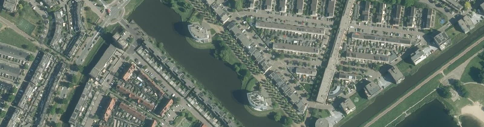 Luchtfoto van Springerbuurt