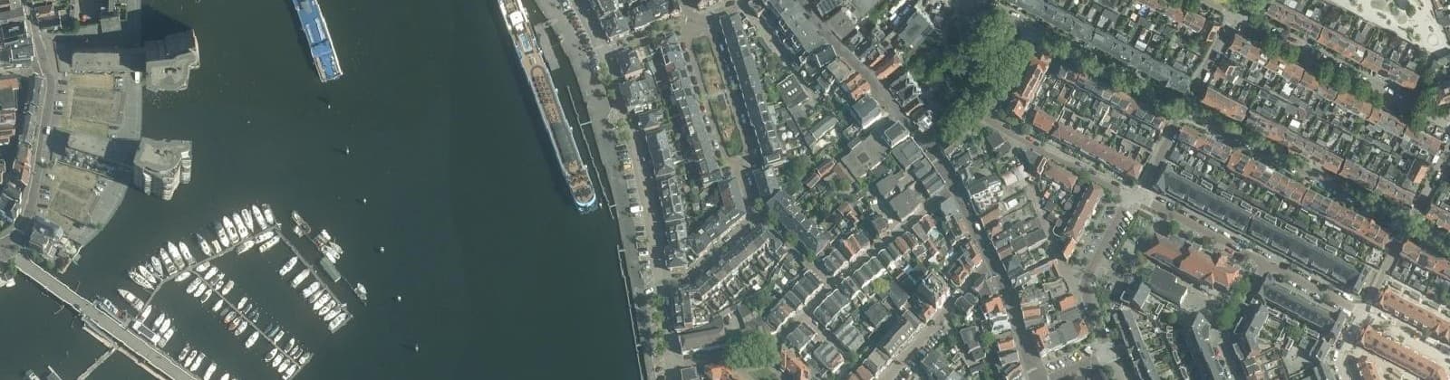 Luchtfoto van Prins Hendrikbuurt