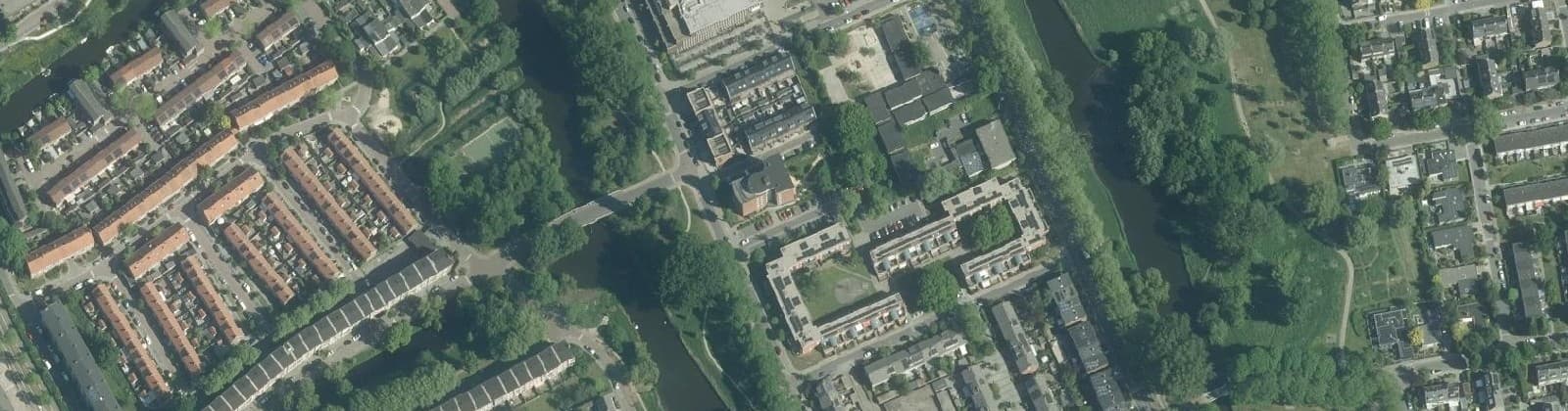 Luchtfoto van Vennenbuurt