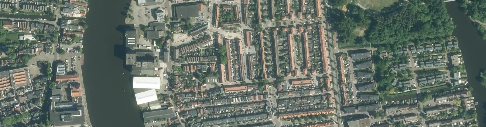 Luchtfoto van Rosmolenbuurt West