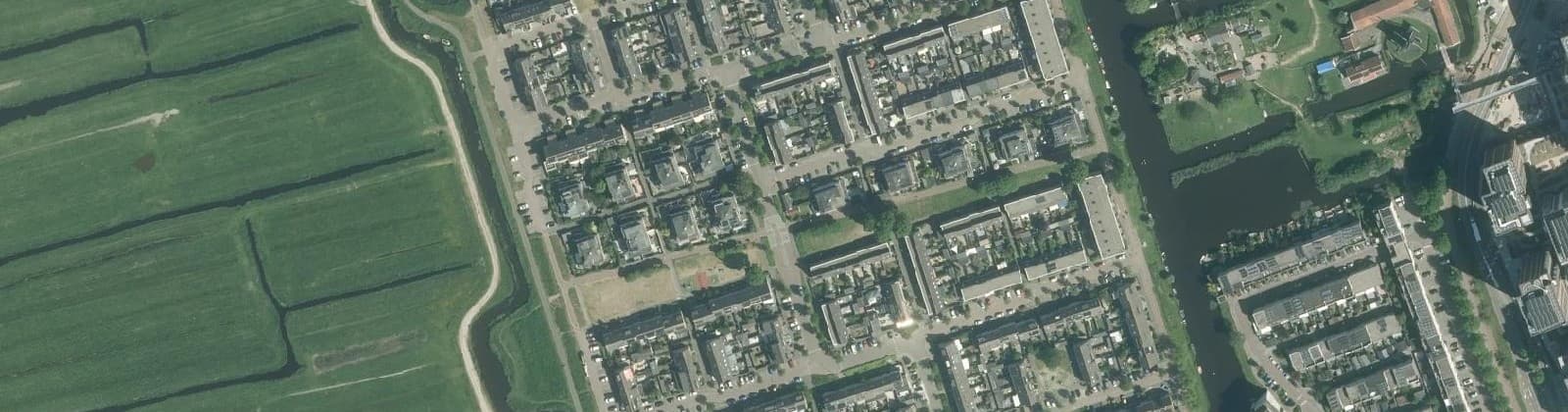 Luchtfoto van Westerwatering Zuid