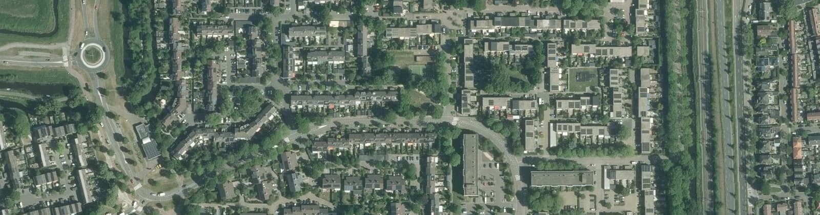 Luchtfoto van Westerkoog Oost