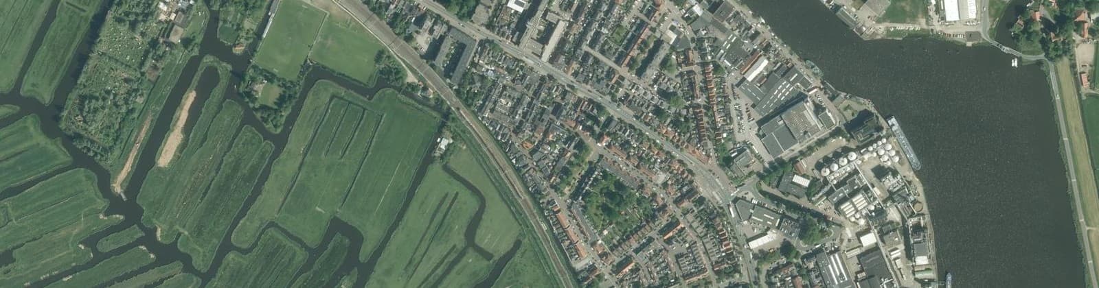 Luchtfoto van Wormerveer Zuid