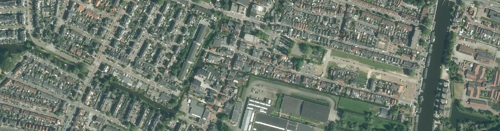 Luchtfoto van Zuiderhoofdbuurt