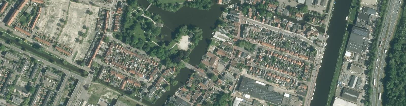 Luchtfoto van Noorderhoofdbuurt