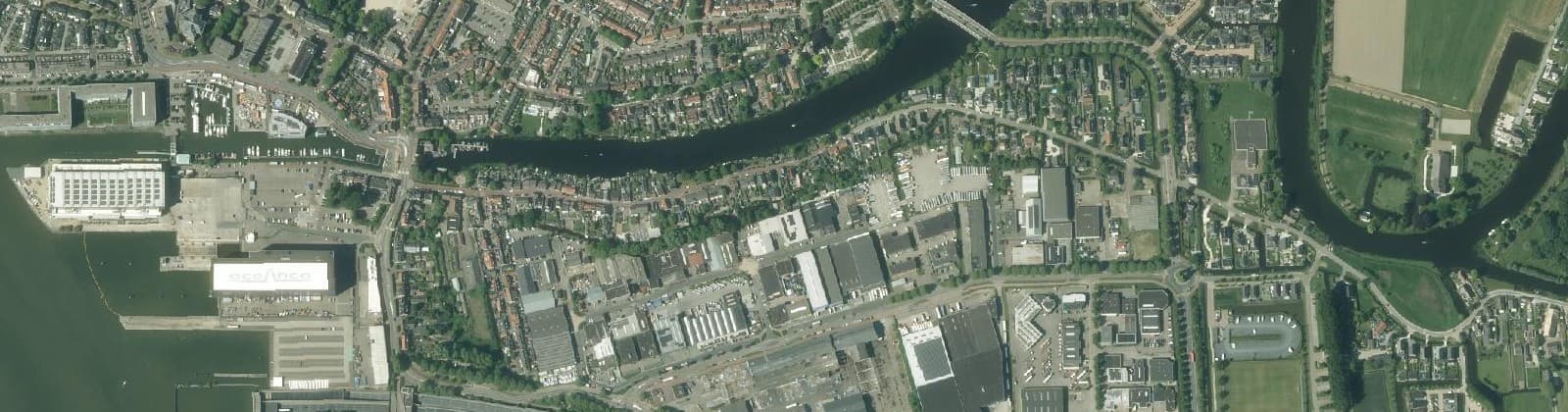 Luchtfoto van Polderbuurt