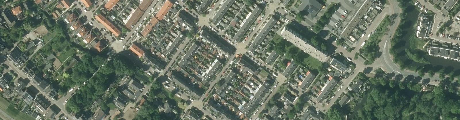 Luchtfoto van Rivierenbuurt