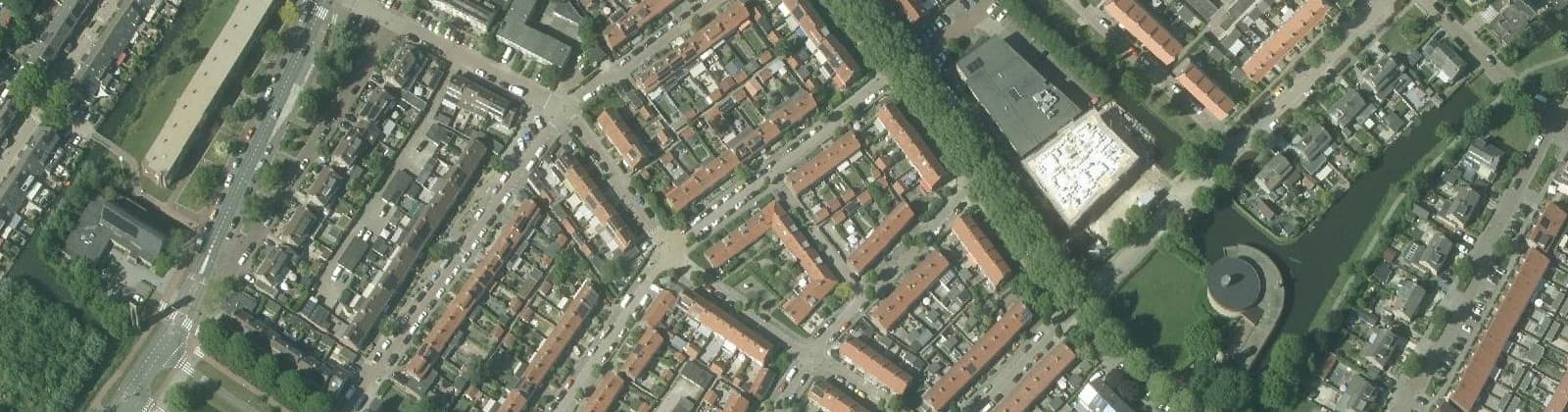 Luchtfoto van Florabuurt