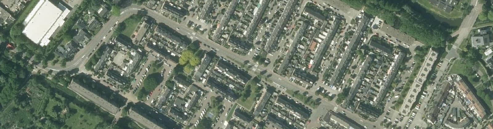 Luchtfoto van Staatsliedenbuurt
