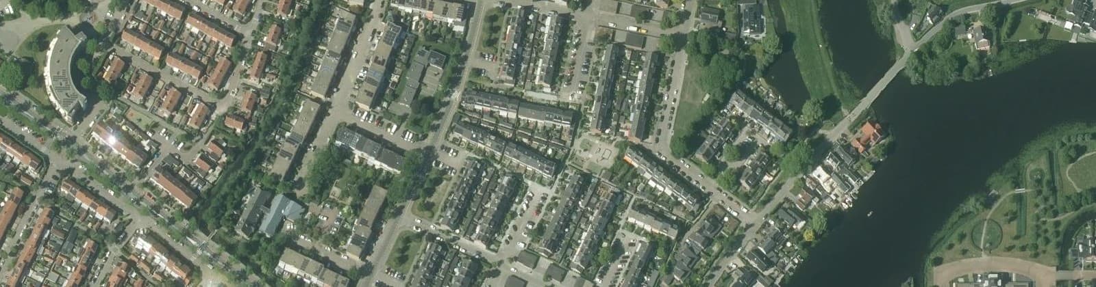 Luchtfoto van Schrijversbuurt