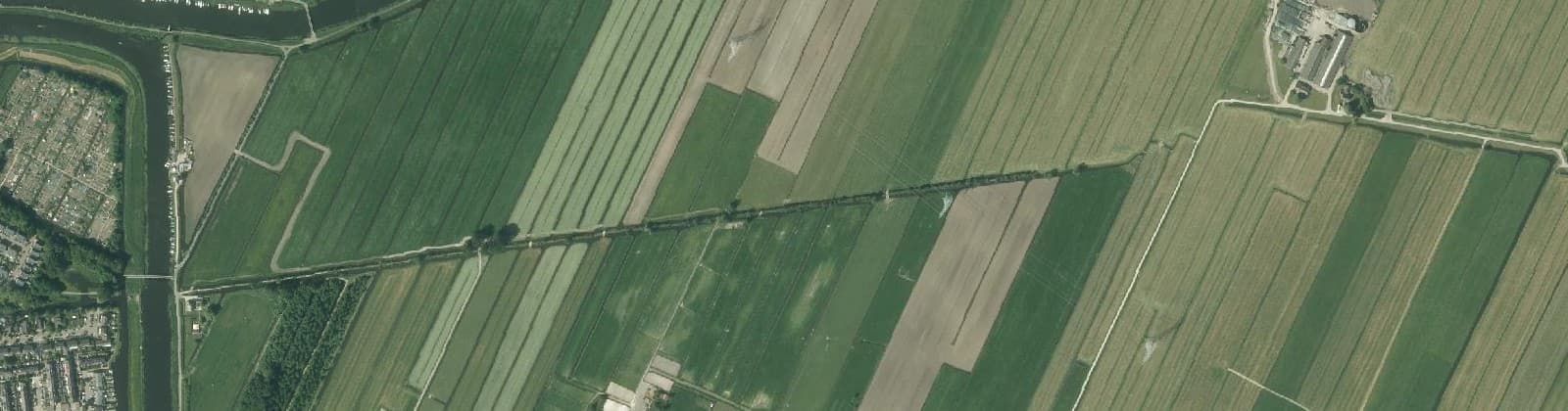 Luchtfoto van Polder Kortland