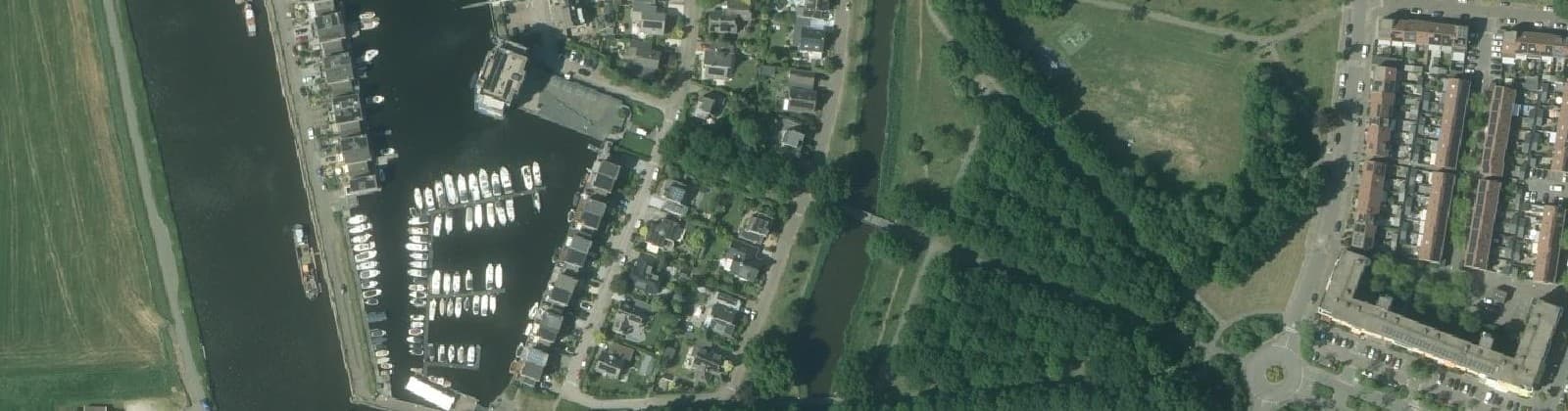 Luchtfoto van Weteringpark