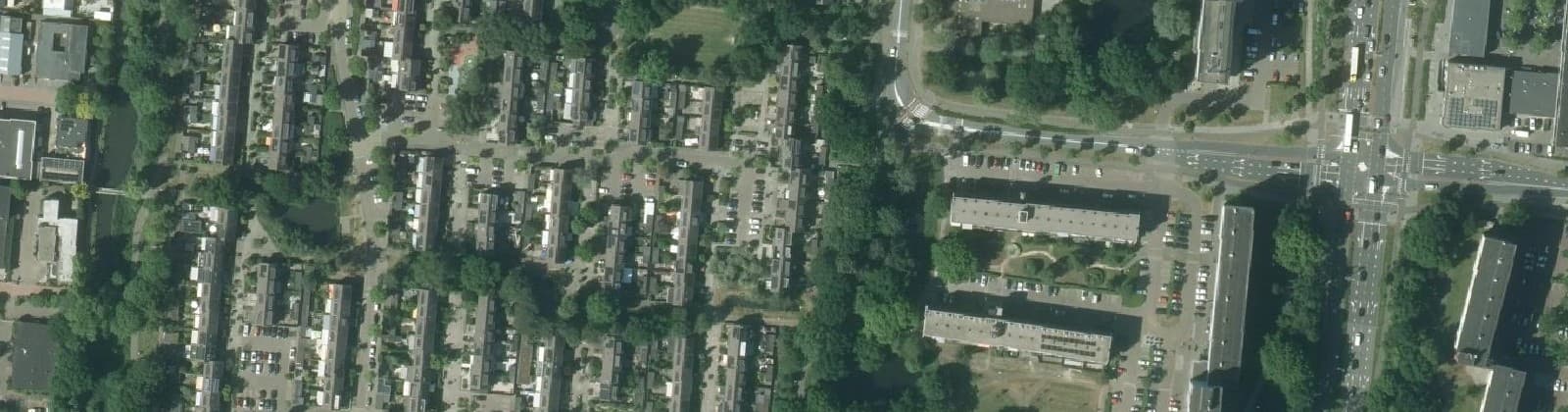 Luchtfoto van Stromenbuurt