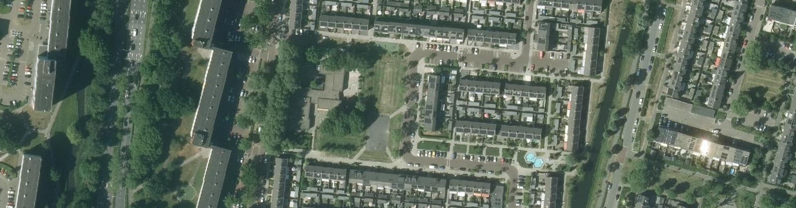 Luchtfoto van Preludeweg