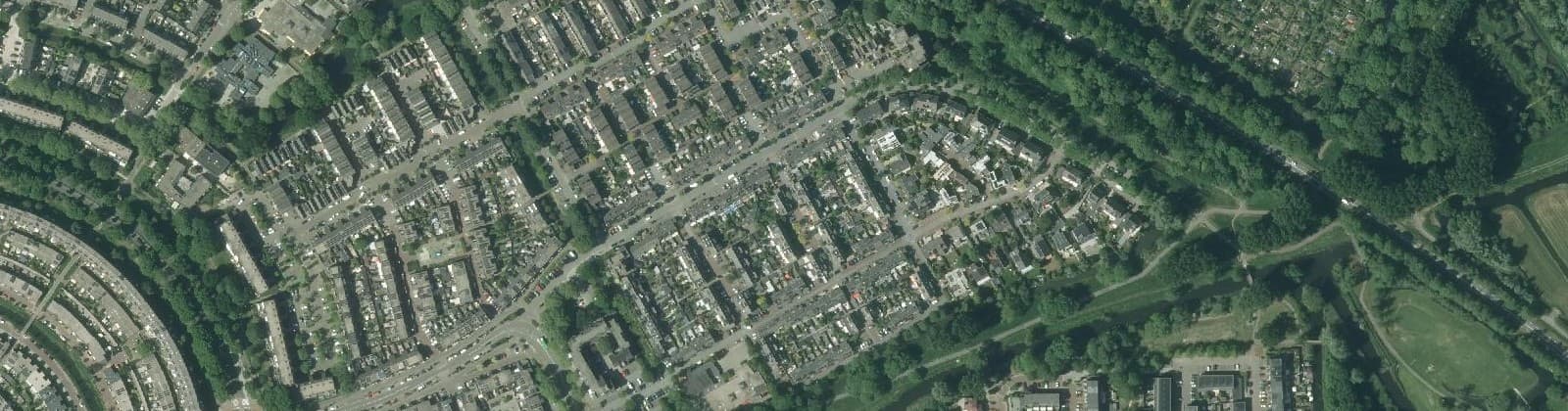 Luchtfoto van Paddestoelenbuurt