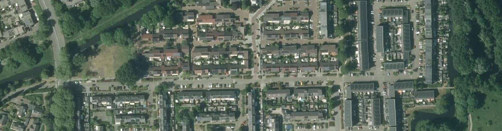 Luchtfoto van Weidebloemenbuurt-Noord