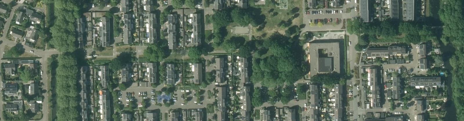 Luchtfoto van Weidebloemenbuurt-Zuid