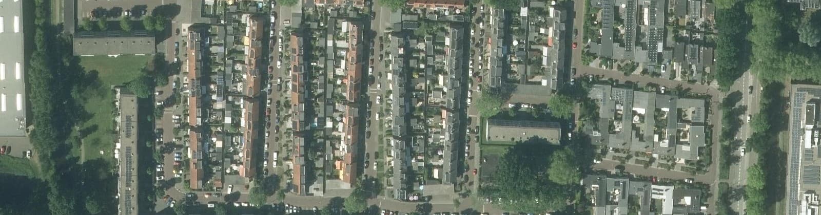 Luchtfoto van Bomenbuurt