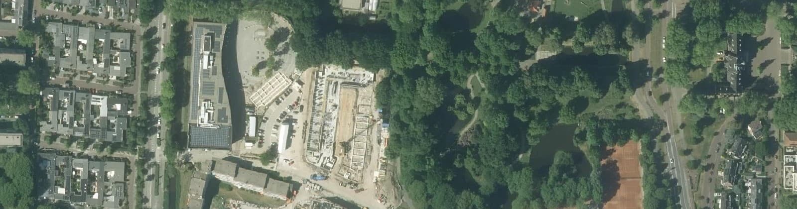 Luchtfoto van Bospark