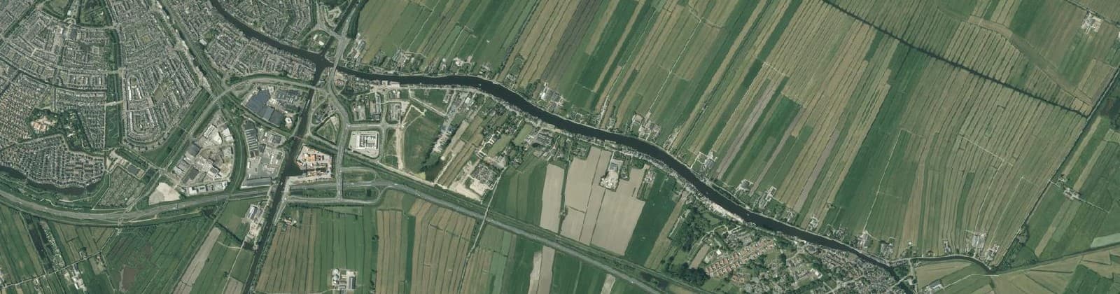 Luchtfoto van Steekterbuurt