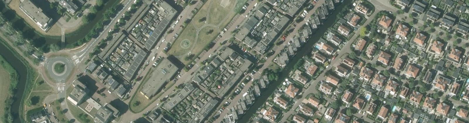 Luchtfoto van Vroonhoevebuurt