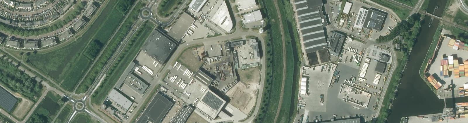 Luchtfoto van Bedrijventerrein De Schans II