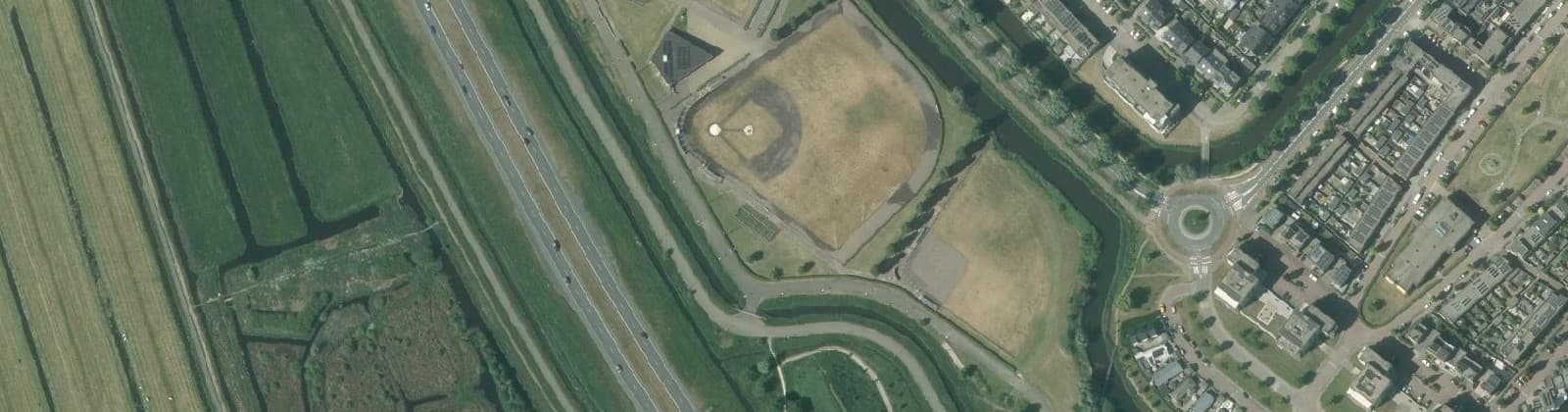 Luchtfoto van Wagenburg