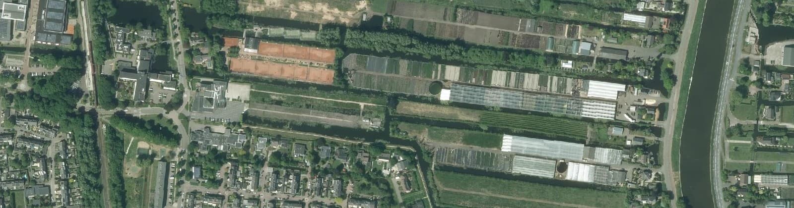 Luchtfoto van Botanicusbuurt
