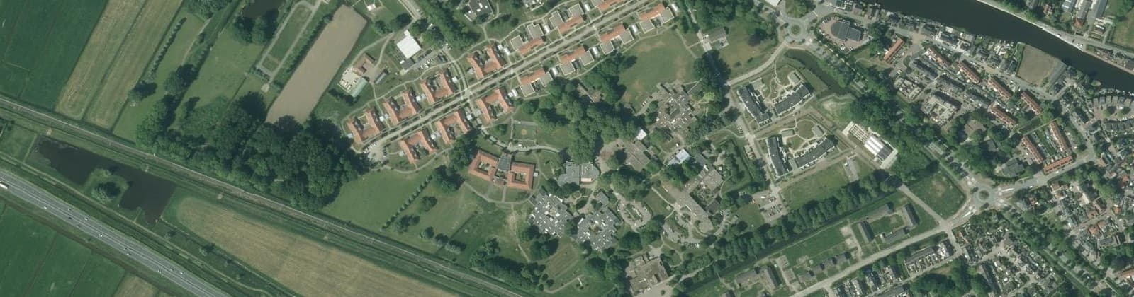Luchtfoto van Hooge Burch