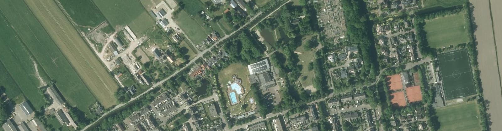 Luchtfoto van Koudekerk aan den Rijn-Noord
