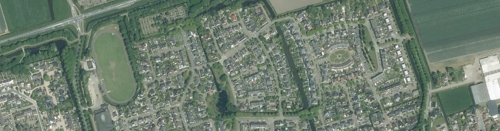 Luchtfoto van Voorstik