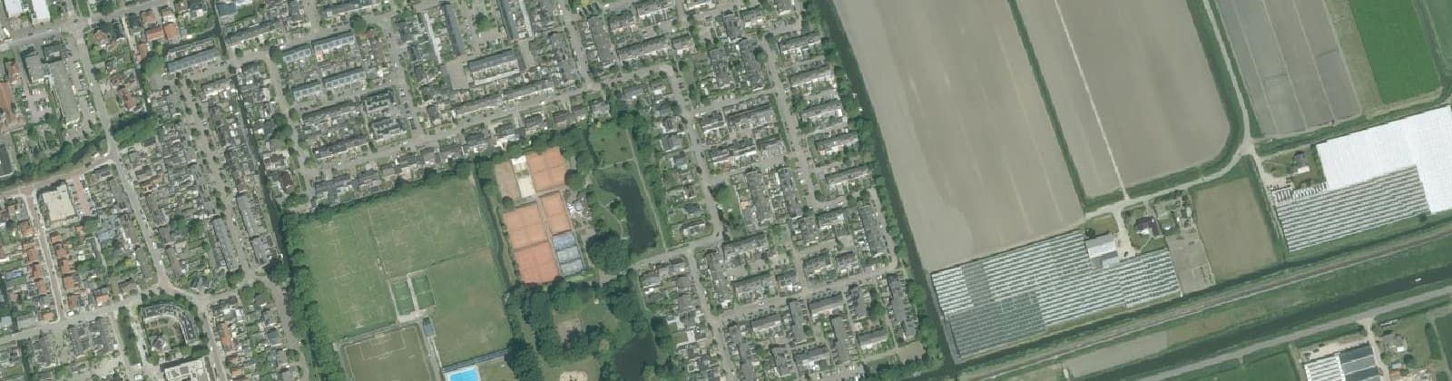Luchtfoto van Plan Oost