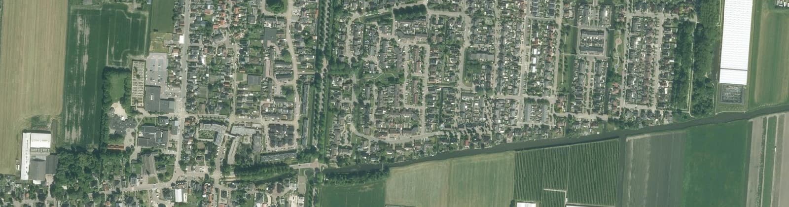 Luchtfoto van Centrum Venhuizen
