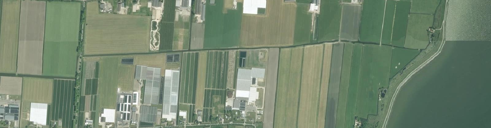 Luchtfoto van Drieban (gedeeltelijk), Venhuiz