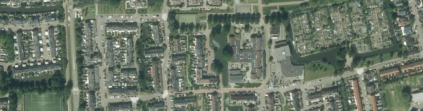 Luchtfoto van Redebuurt