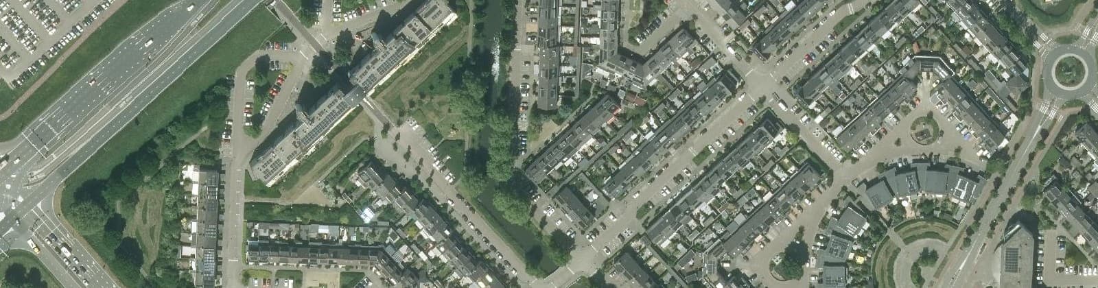 Luchtfoto van Bizetbuurt