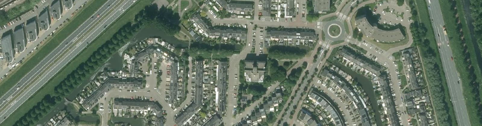 Luchtfoto van Paganinibuurt
