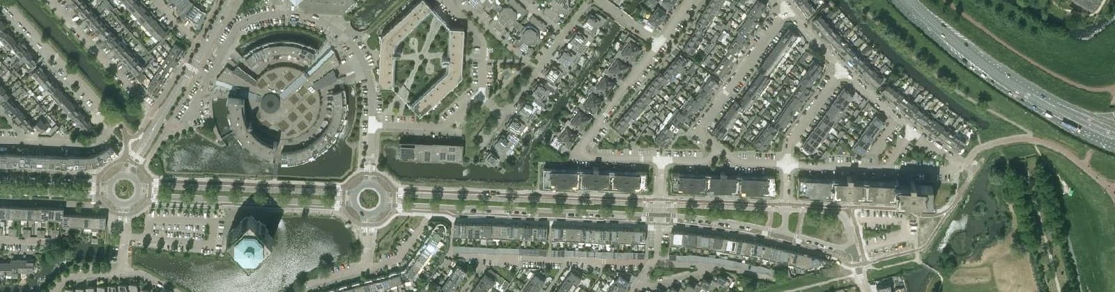 Luchtfoto van Puccinibuurt