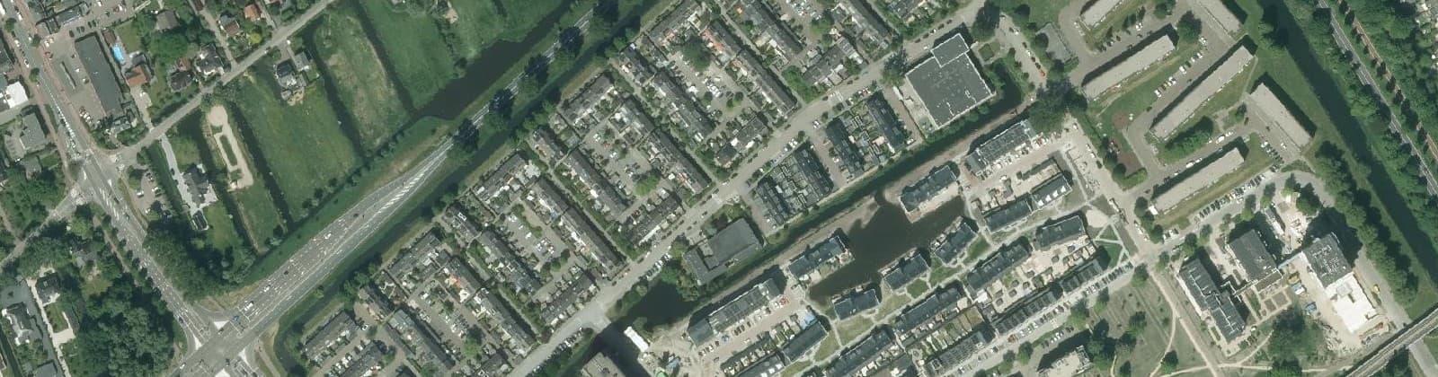 Luchtfoto van Hovenbuurt