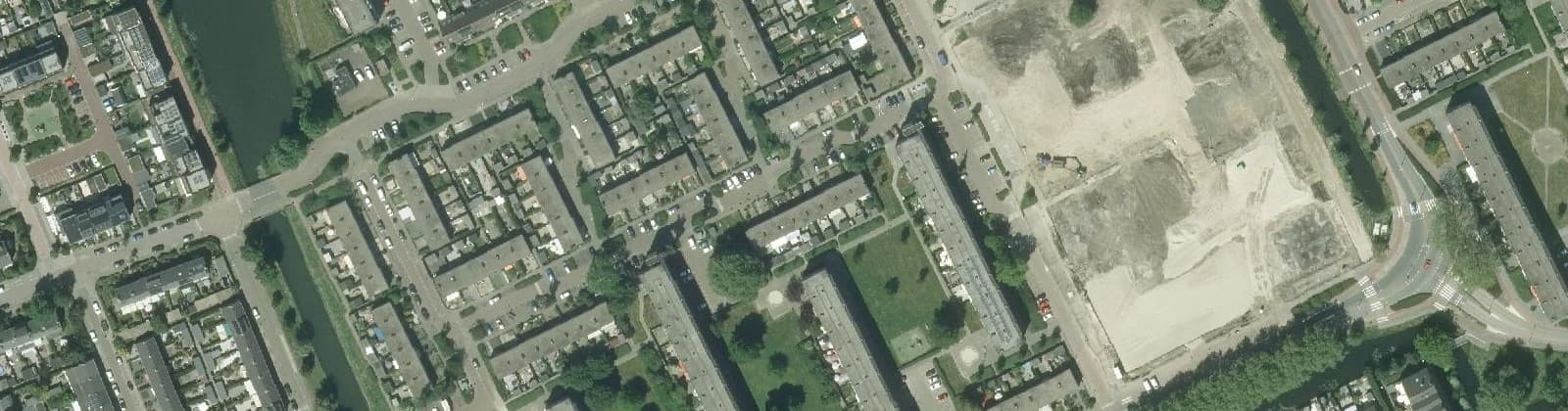 Luchtfoto van Meeuwenbuurt